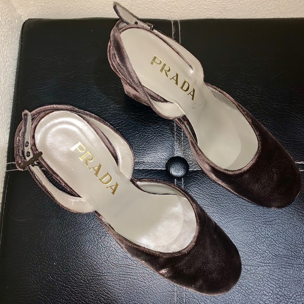 Prada heels/wedges size 6.5 women’s